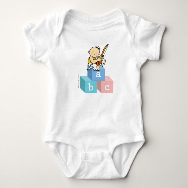 Roupa de bebê com desenho de de Capoeira  T Shirt (Framsida)