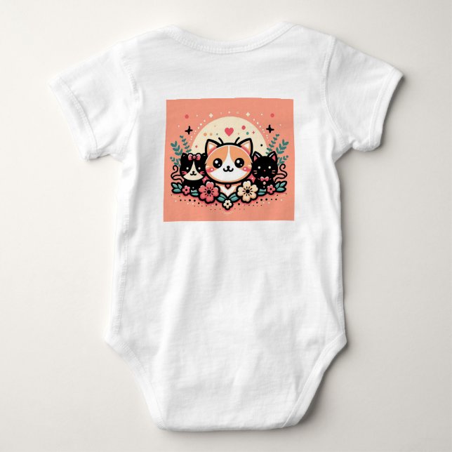 Roupas para Bebês Macacõezinhos & Bodies T Shirt (Baksida)