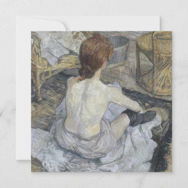 Rousse La Toilette Henri Toulouse-Lautrec Square (Framsida)