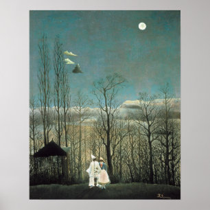 Rousseau Carnival kvällsmålning Poster