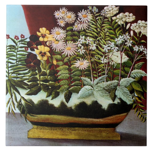 Rousseau - Fleurs de Poete Kakelplatta (Framsidan)