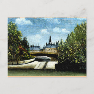 Rousseau - Ile de la Cite, bra art Vykort
