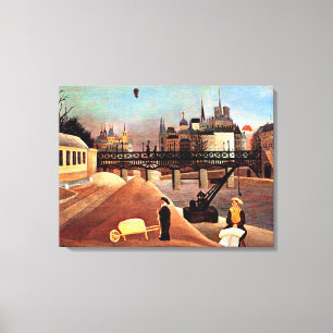 Rousseau - Île Saint Louis och Notre Dame Canvastryck