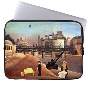 Rousseau - Ile Saint Louis och Notre Dame Laptop Fodral