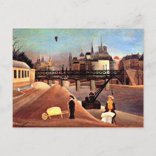Rousseau - Ile Saint Louis och Notre Dame Vykort
