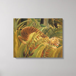 Rousseau Jungle Tropical Tiger Art Canvastryck