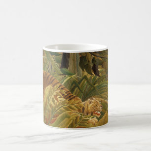 Rousseau Jungle Tropical Tiger Art Kaffemugg
