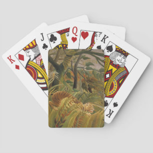 Rousseau Jungle Tropical Tiger Art Kortlek