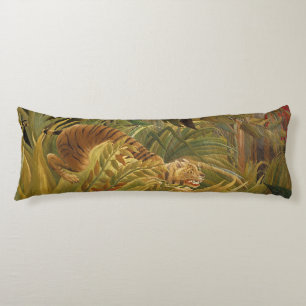 Rousseau Jungle Tropical Tiger Art Kroppskudde