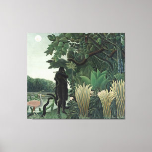 Rousseau Snake Charmer-målning Canvastryck
