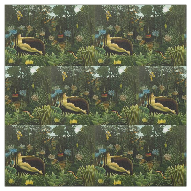 Rousseaus "det dröm-" konsttyget tyg (Provkarta)