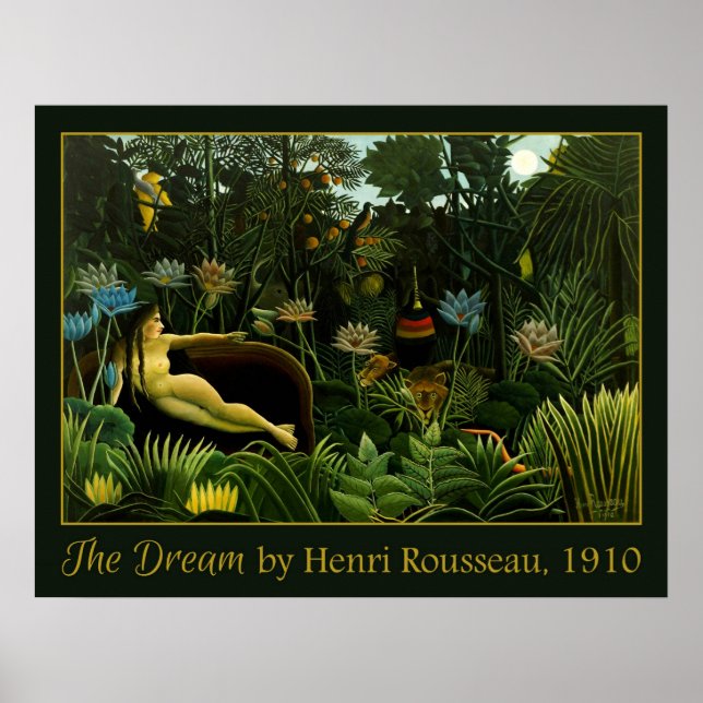 Rousseau's "Dream" poster (Framsidan)