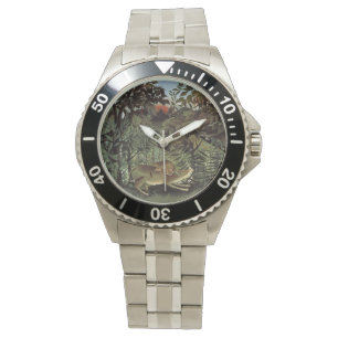 Rousseaus Hungrigare Lejonare konstklockor Armbandsur