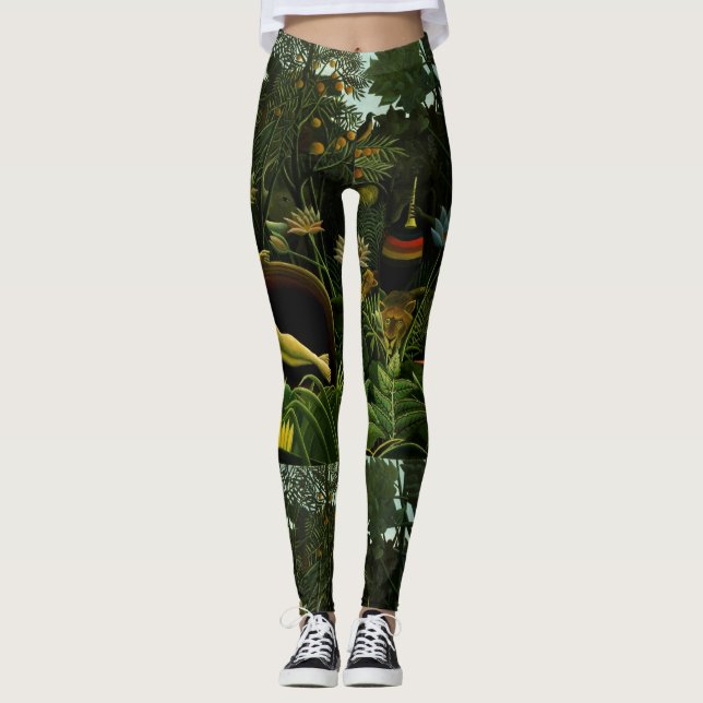 Rousseaus konstverk "Dream" Leggings (Framsida)