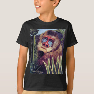 Rousseaus "Mandrill i djungeln" (circa 1909) T-shirt