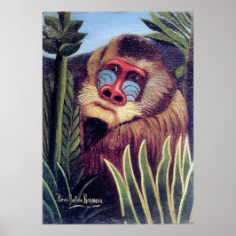 Rousseau's "Mandrill in the Jungle" (omkring 1909) Poster