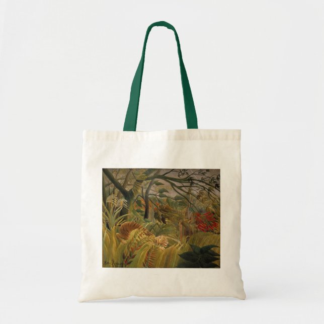 Rousseau's Tiger bag - välj stil Tygkasse (Framsidan)