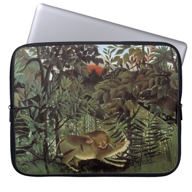 Rousseau's Tiger laptop sleeve (Framsidan)