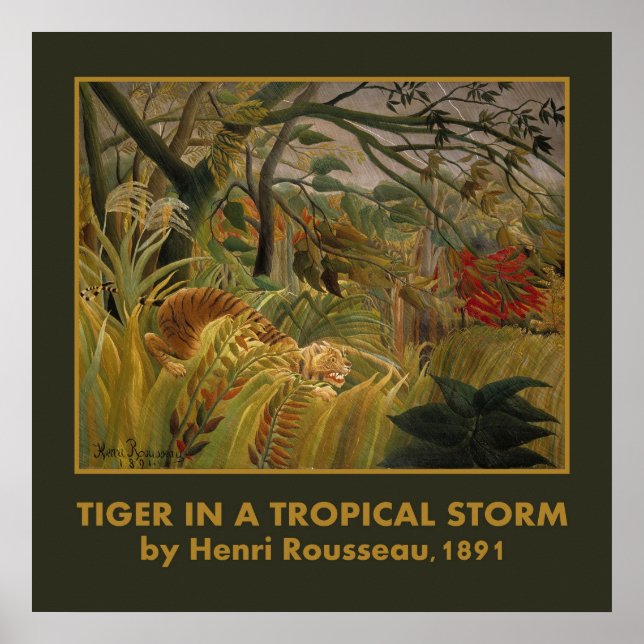 Rousseau's Tiger poster (Framsidan)