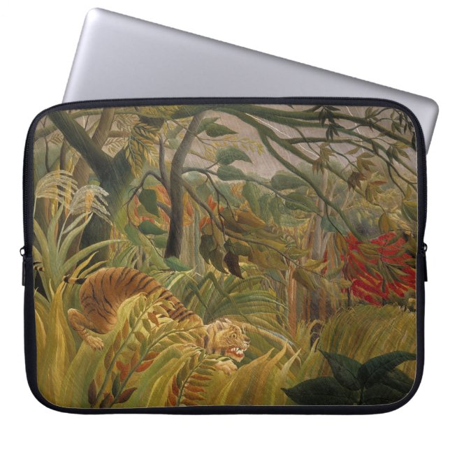 Rousseaus tigerlaptop sleeve (Framsidan)