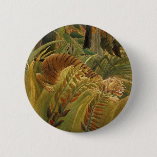 Roussequ Jungle Tropical Tiger Art Knapp