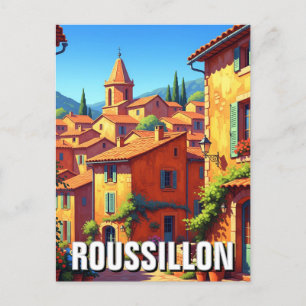 Roussillon Frankrike Vykort