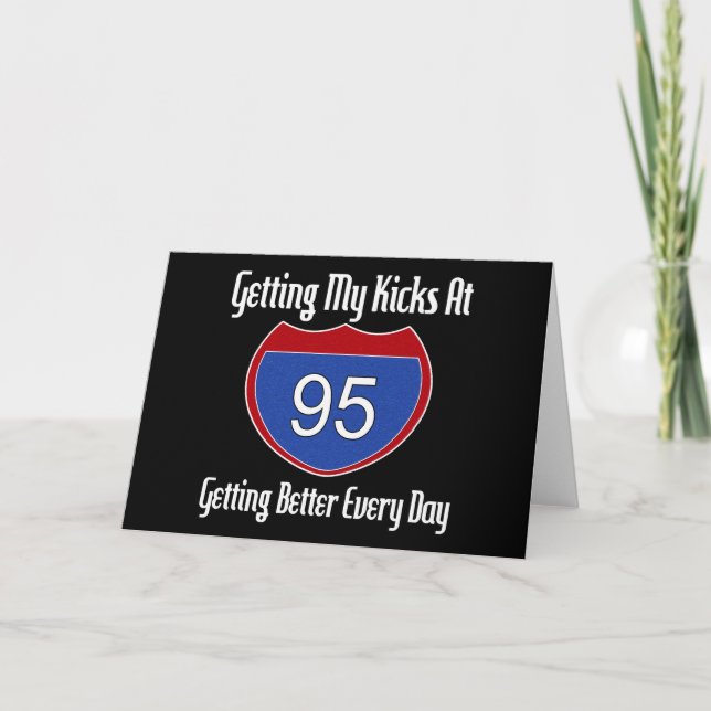 Route 66 95:e födelsedagen kort (Framsida)