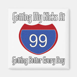 Route 66 99:e födelsedagen magnet