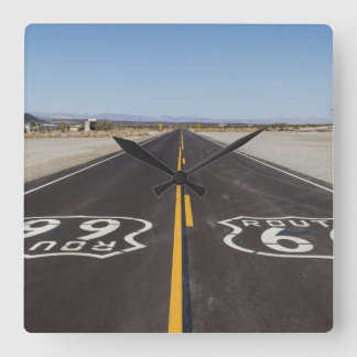 Route 66, Amboy (Kalifornien, USA) Fyrkantig Klocka