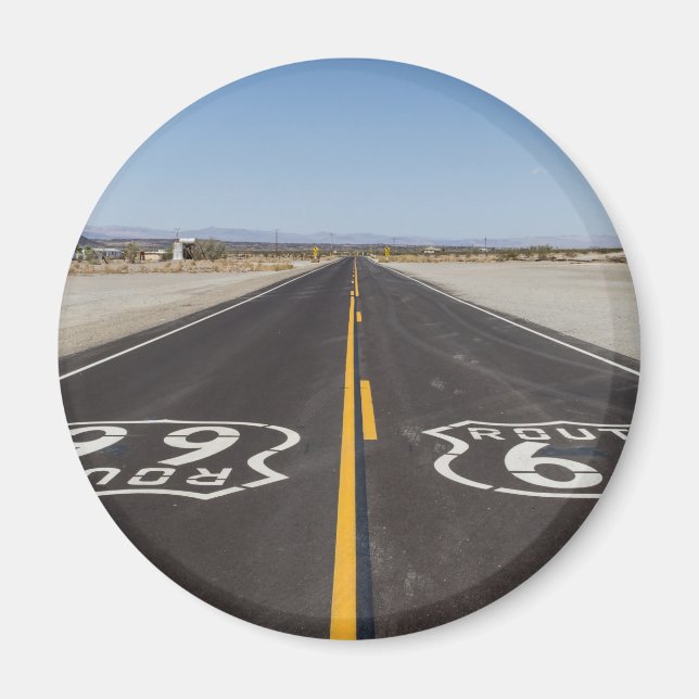 Route 66, Amboy (Kalifornien, USA) Magnet (Framsidan)