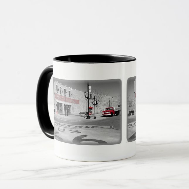 Route 66 Americana Mor Road Winslow Arizona Mugg (Framsida vänster)