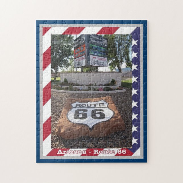 Route 66 - Arizona - Förenade Stater - Pussel (Vertikal)