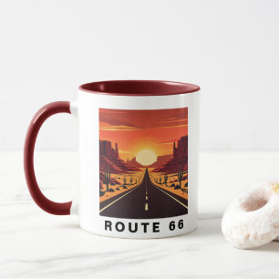 Route 66 Arizona USA Retro Resa Mugg