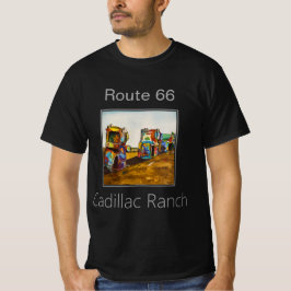 Route 66, Cadillac Ranch, Amarillo Texas T Shirt