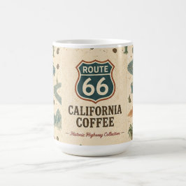 Route 66 California Coastal Morning Roast Escape Kaffemugg