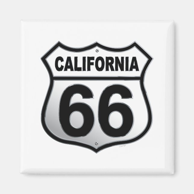 Route 66 California Magnet (Framsidan)