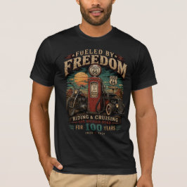 Route 66 Centennial Biker Kultur T Shirt