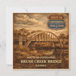 Route 66 Centennial Brush Creek Bridge Kort