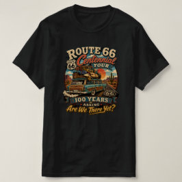 Route 66 Centennial Familj Road Trip Kläder T Shirt