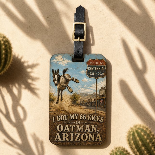Route 66 Centennial Oatman Bag ID Bagagebricka (Skapare uppladdad)