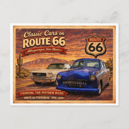 Route 66 Centennialserien (4 av 6) Vykort