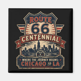 Route 66 Chicago Centennial-souvenir Magnet