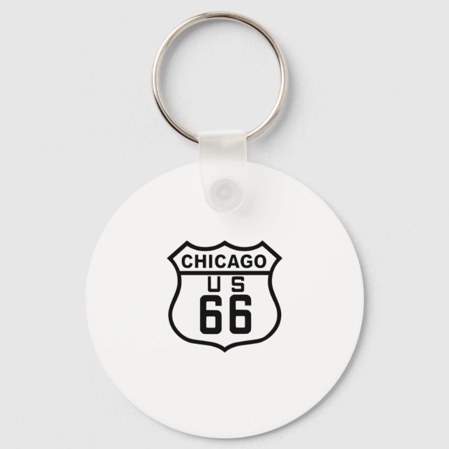 Route 66 Chicago Nyckelring (Framsida)