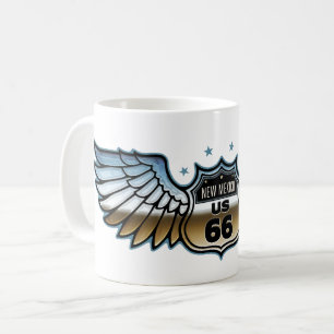 Route 66 Chrome Vinge NM Kaffemugg