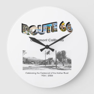 Route 66 Clock Stor Klocka