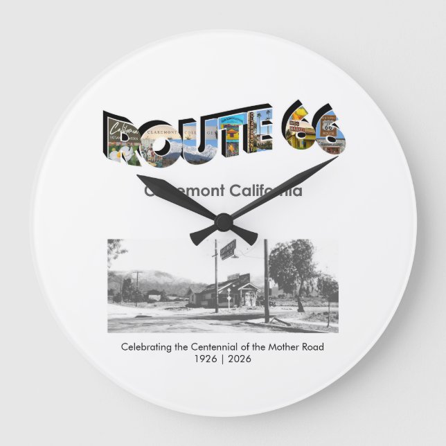 Route 66 Clock Stor Klocka (Framsida)