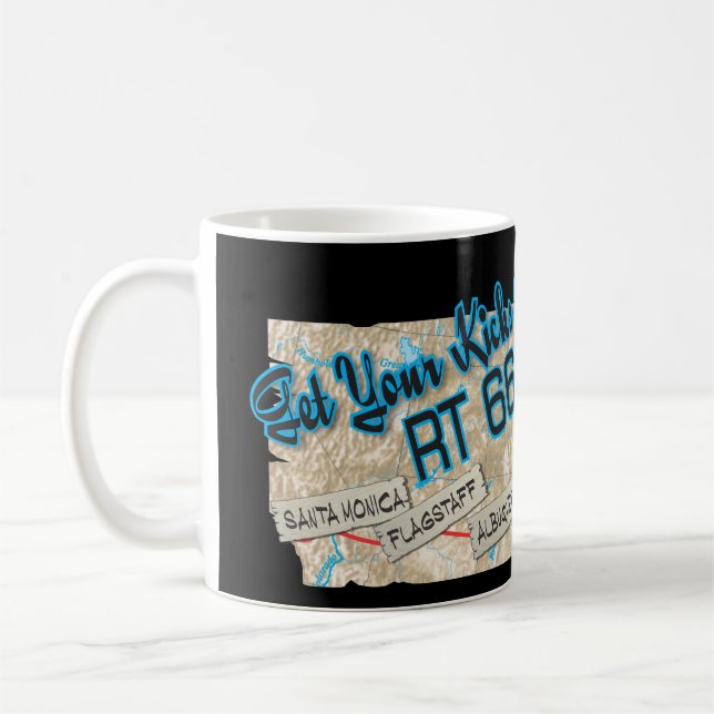 route 66 get your kicks mug kaffemugg (Vänster)