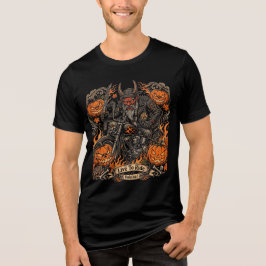 Route 66 Halloween Biker, Live To Ride Varion l T Shirt