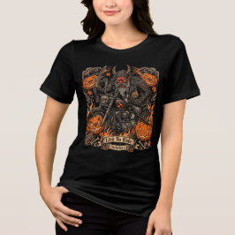 Route 66 Halloween Biker, Live To Ride Varion l T Shirt