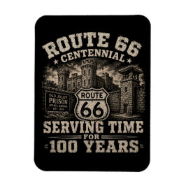 Route 66 Joliet Prison Centennial Americana Magnet